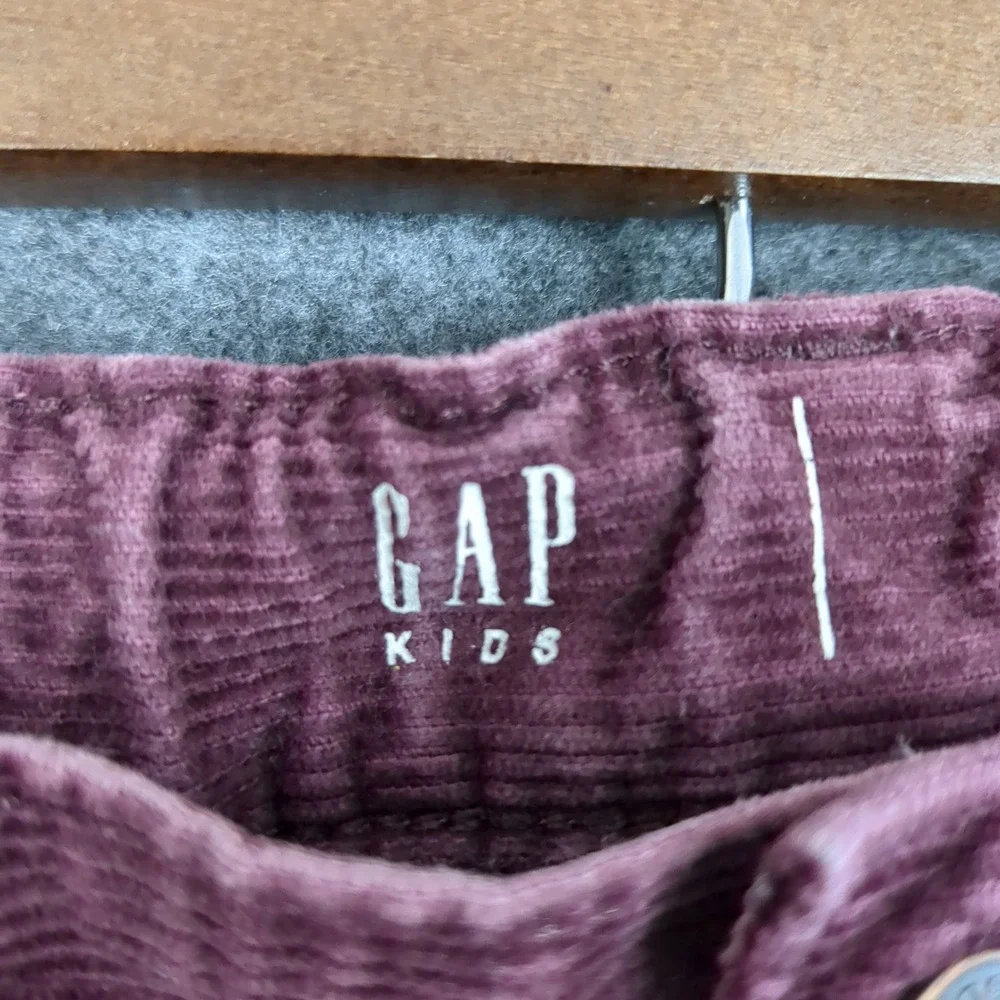 Gap Kids Corduroy Pants Burgundy Size 12 Original Fit Casual Trousers‎